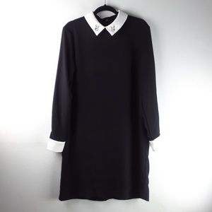 Black shift dress by Victoria Beckham