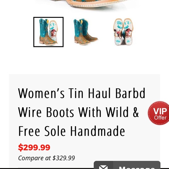 Tin Haul Shoes Blue Barb Wired Tin Haul Boots Poshmark