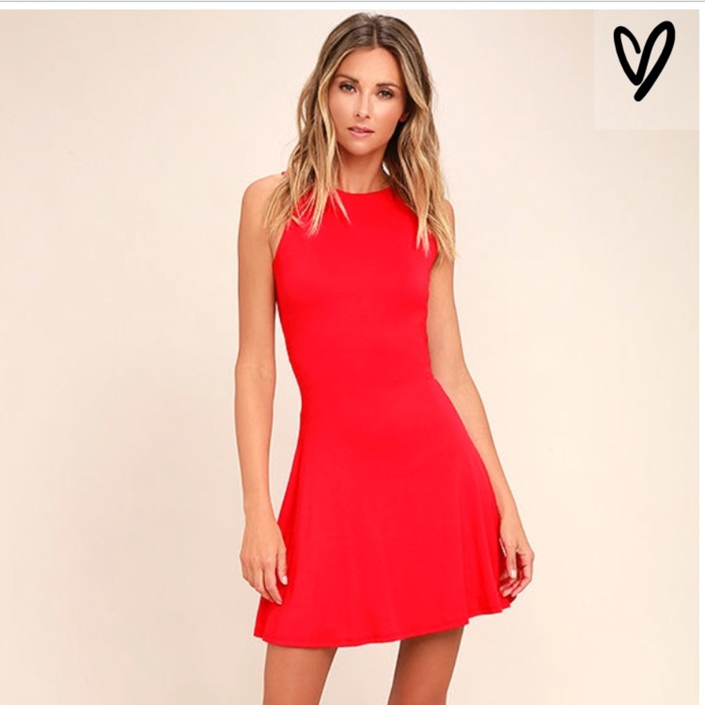 Red dress from Lulus.com