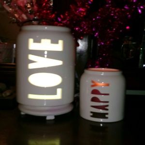 Pink Zebra Love/Happy Shade Set