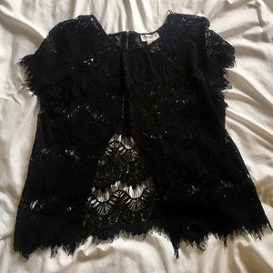 Lace crop top