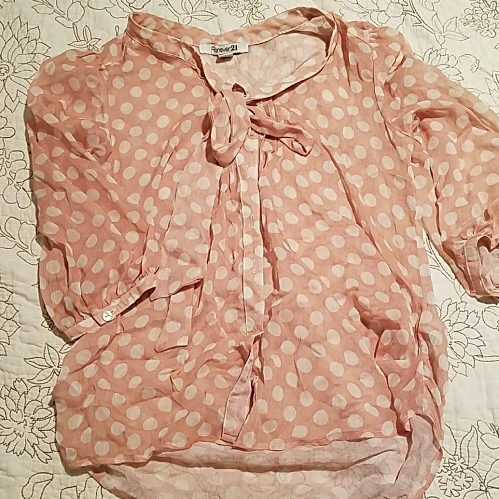 Forever 21 sheer blouse