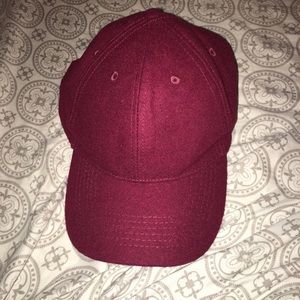 Plain Burgundy Baseball Cap