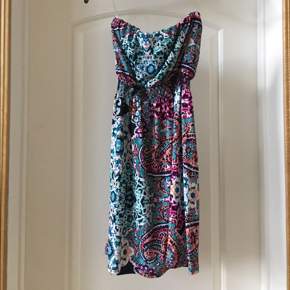 Maurice's strapless dress