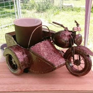 Pink Zebra Old Timey Motorcycle Shade