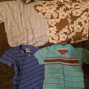 Bundle of 4 boys shirts