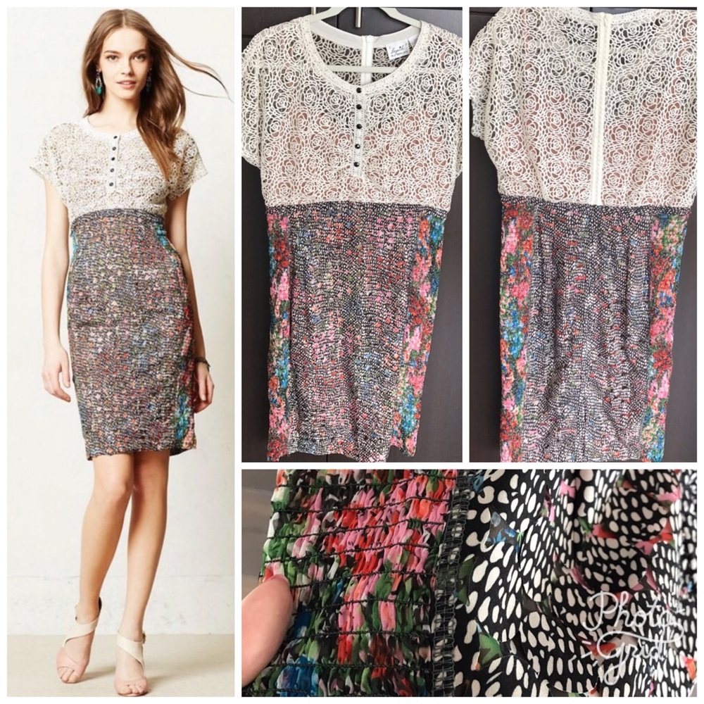 Byron Lars Lace Study Dress Size 10