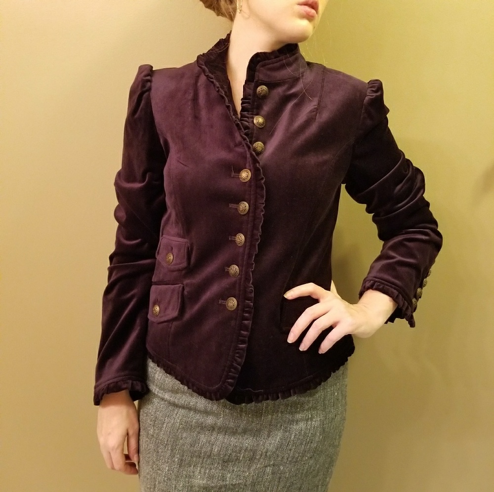 Purple Jacket - Perfect for fall!