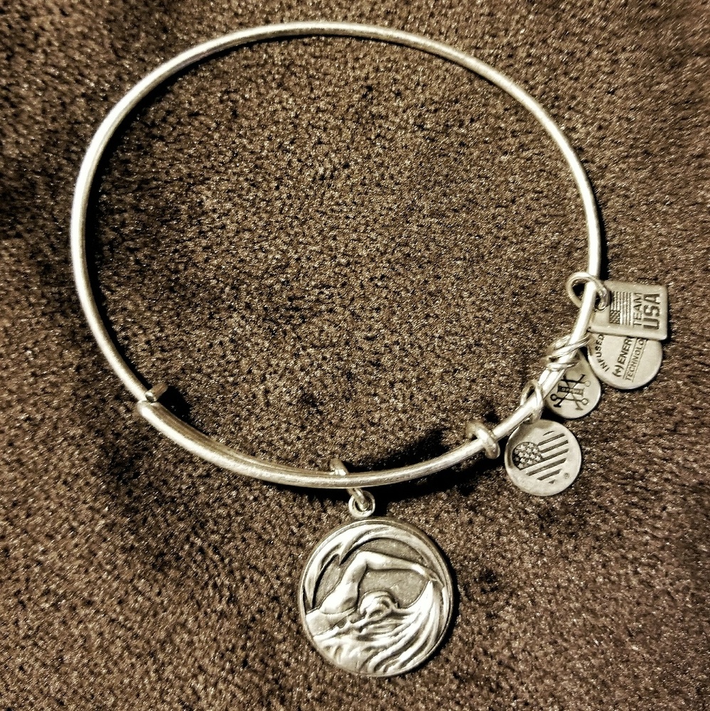 Alex and Ani Team USA Swimming Charm Bracelet