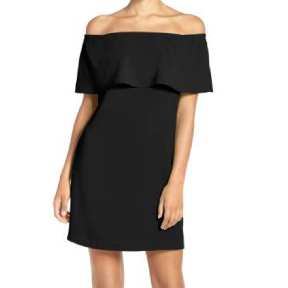 Charles Henry Off the Shoulder Dress
