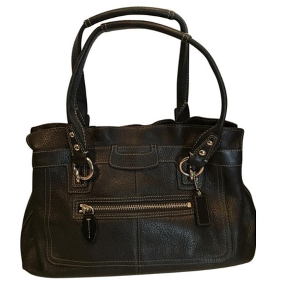 Authentic Coach black handbag - Picture 2 of 8