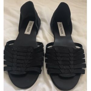 Black (Steve Madden) Sandals.