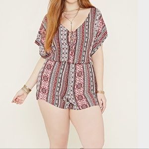 Forever21 plus size romper size 3x