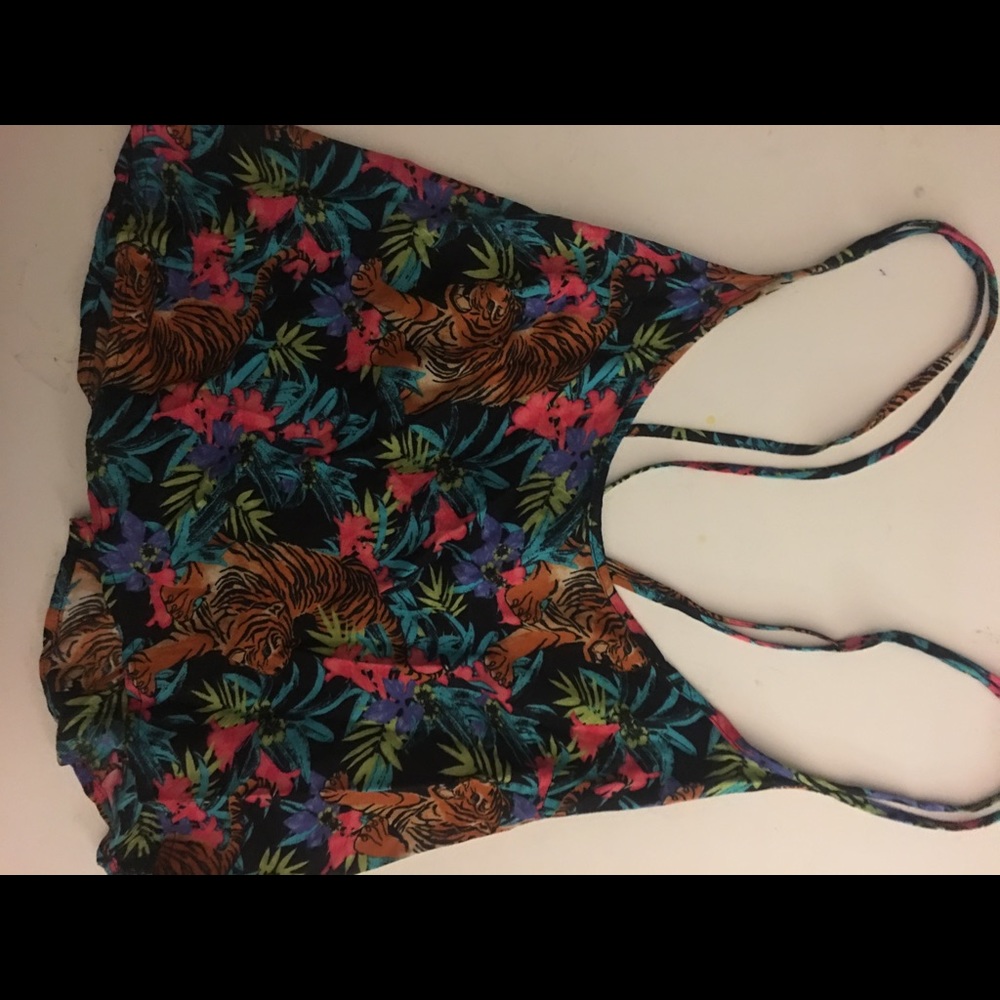 Tiger crop top
