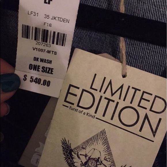 LF limited edition distressed denim jacket - Picture 2 of 3