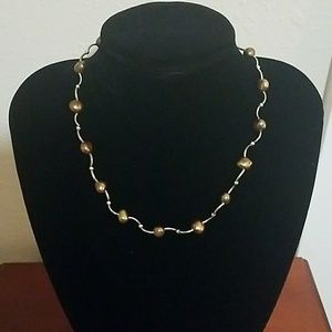 Freshwater Pearl & Silver Necklace