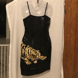 Philippe Albert sequined Tiger dress size 4