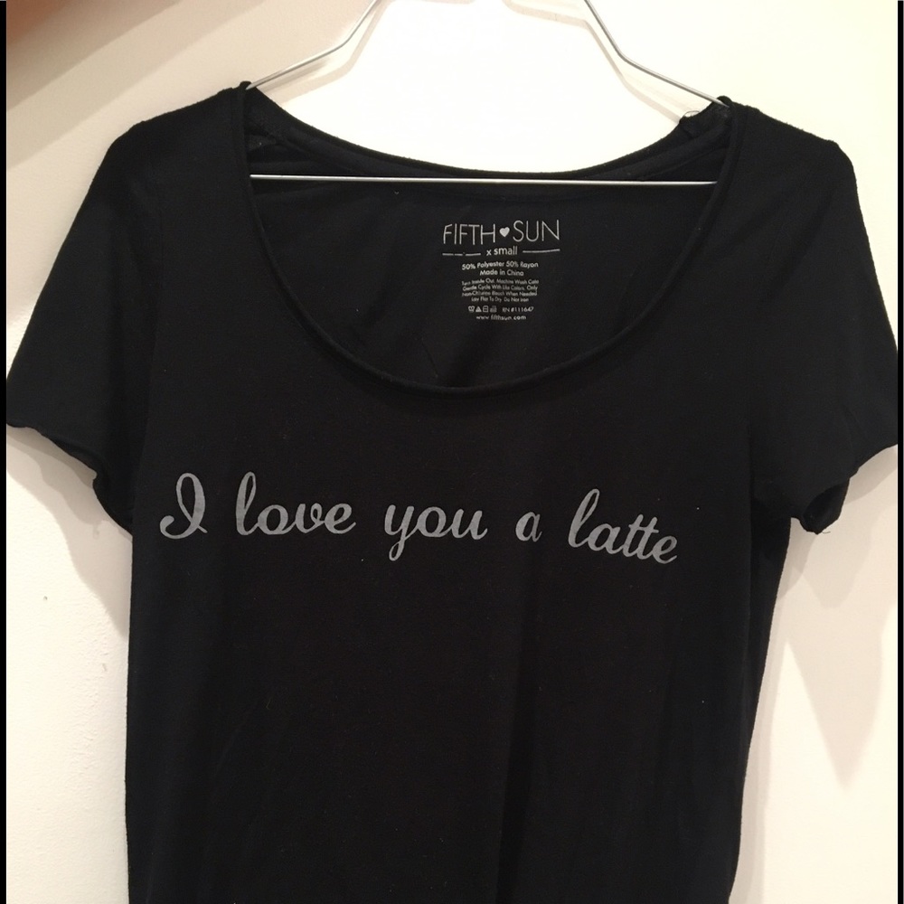 i love you a latte shirt