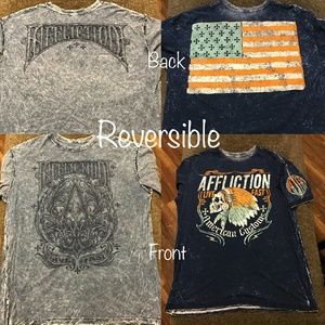 Affliction Reversible Tshirt