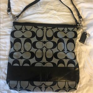 Coach signature shoulder/crossbody