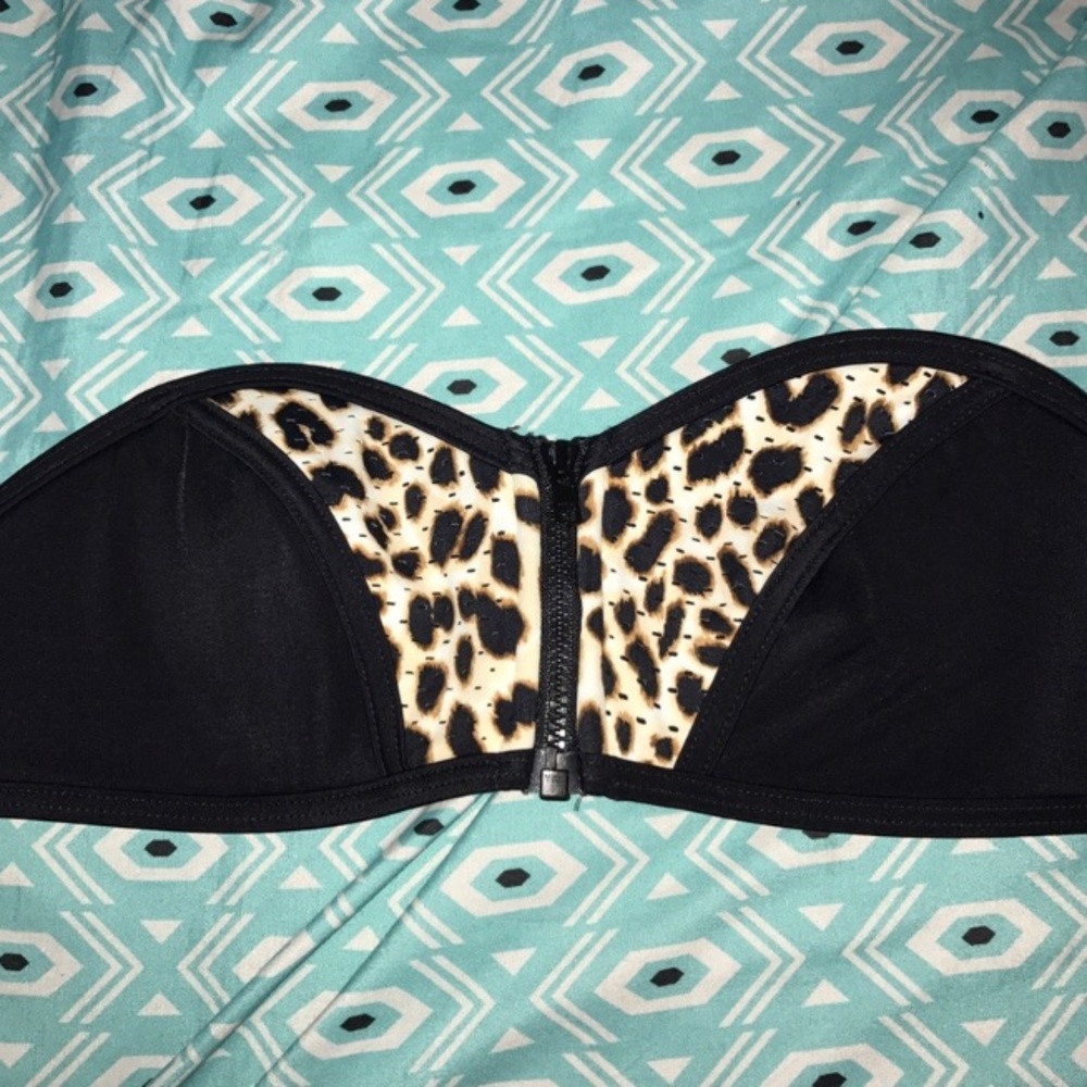 Pink cheetah bikini