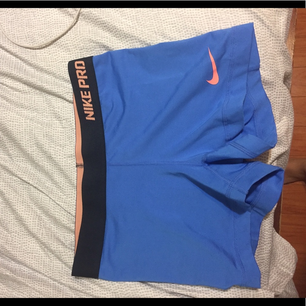 Blue nike spandex