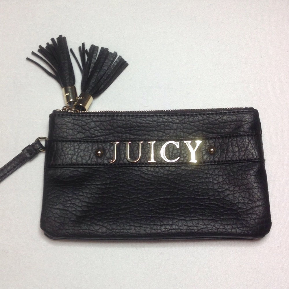 Black Juicy couture clutch/wristlet