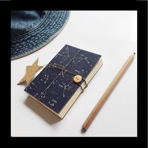 Handmade star sky note book