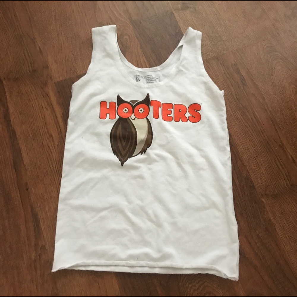 Authentic classic Hooters white tank