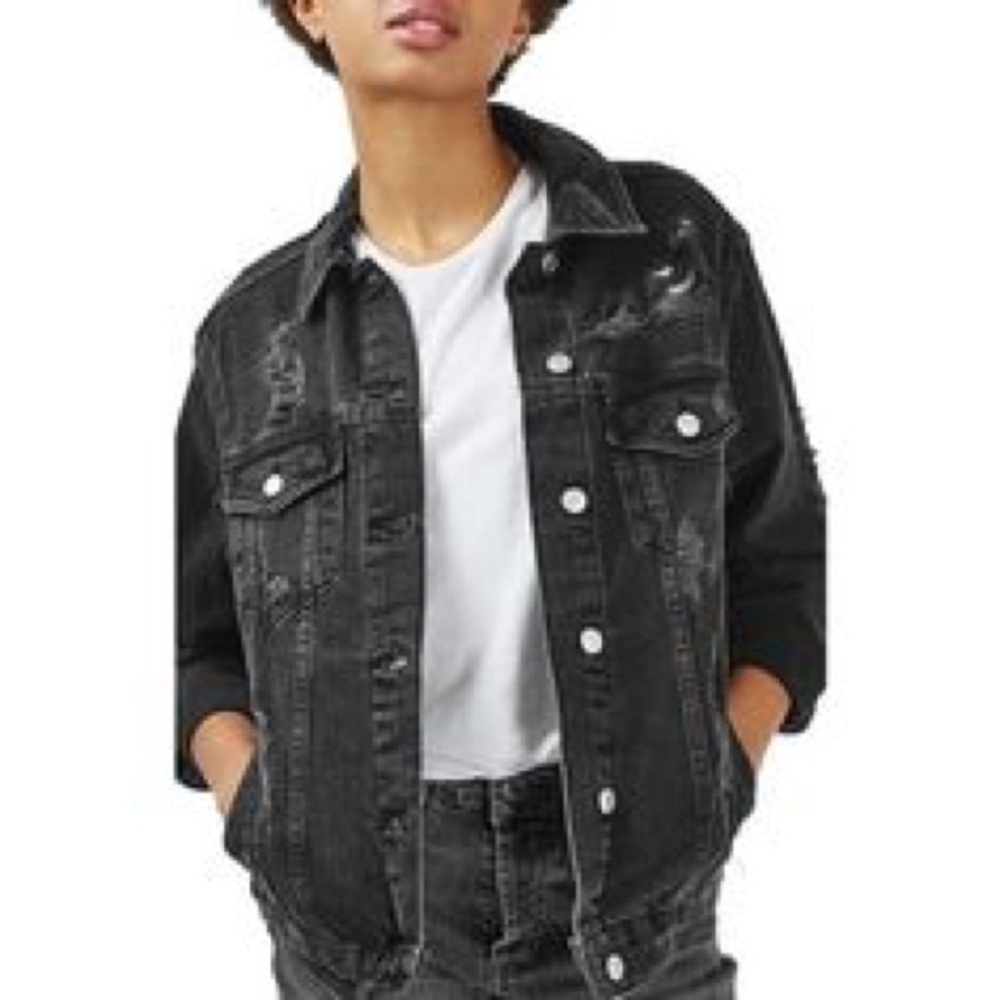 Urban Outfitters Distressed denim jacket