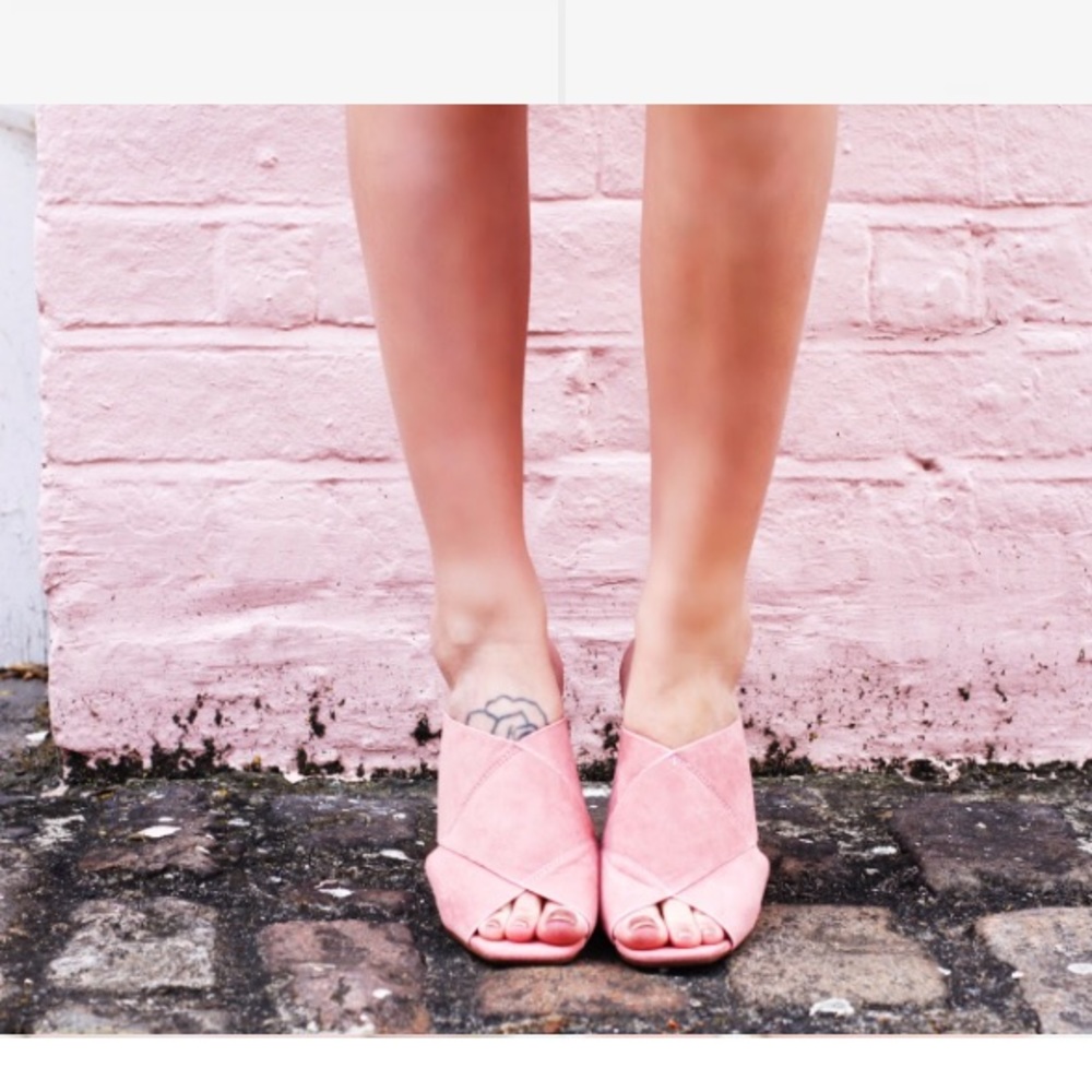 Moving sale!! Ego block heeled mule