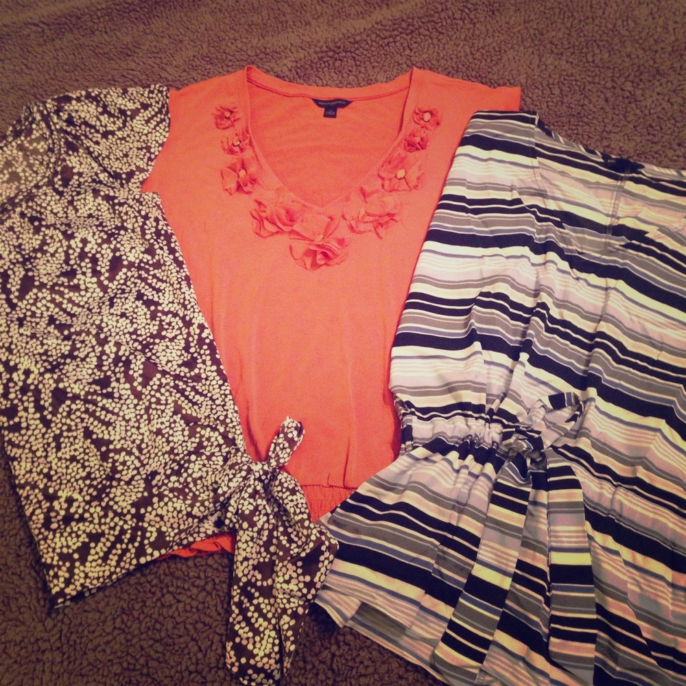 Lot of 3 Banana Repubkic blouses. EUC