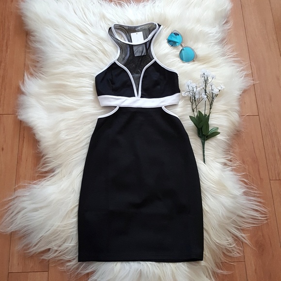 NEW Tobi black high neck dress - Picture 3 of 6