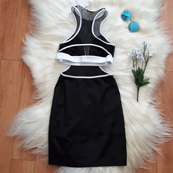 NEW Tobi black high neck dress - Picture 4 of 6