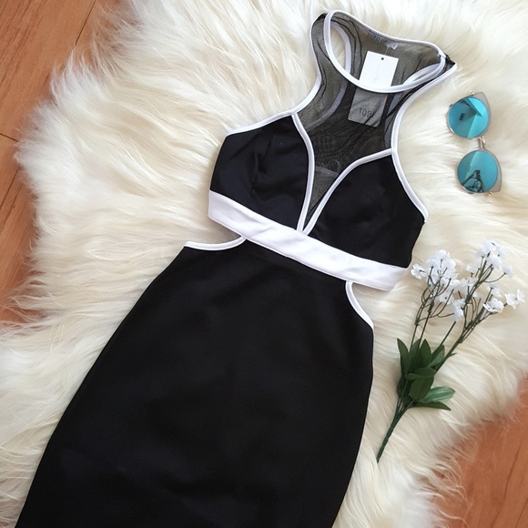 NEW Tobi black high neck dress - Picture 6 of 6