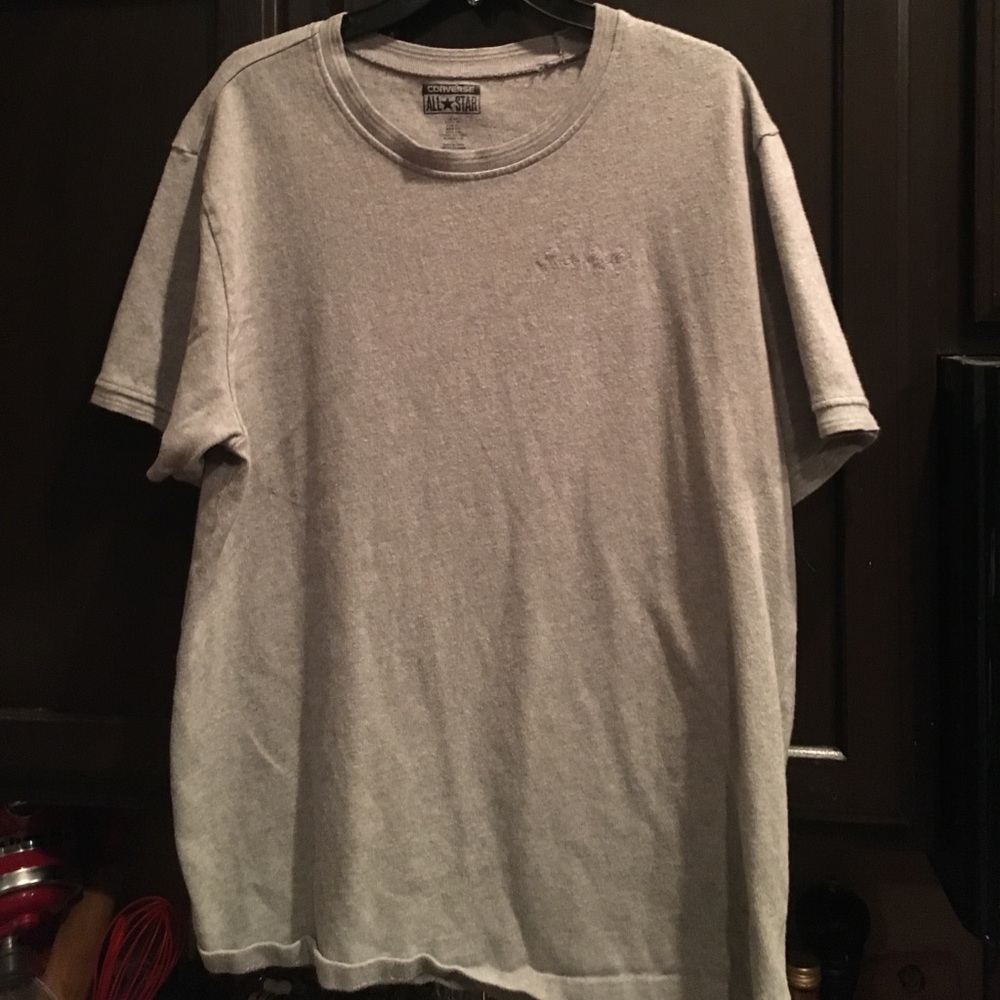 Gray chuck Taylor (converse) t shirt. Soft!!
