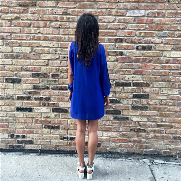 Tobi blue cut-out dress (S) - Picture 2 of 2