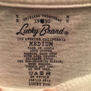 Lucky brand white t size medium