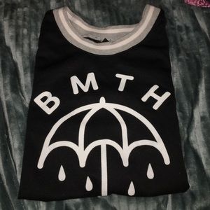 Bring me the horizon jersey style tank crop top