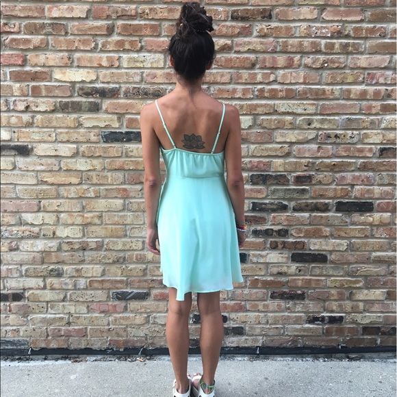 Francesca's Mint Green Dress (S) - Picture 2 of 2