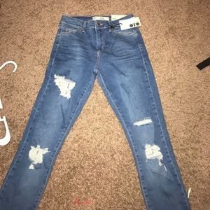 Top shop ankle grazer pants