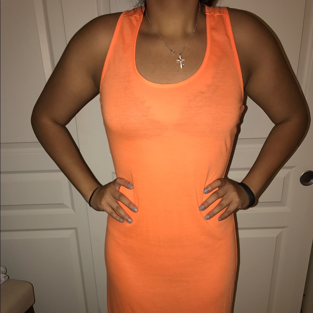 Orange Maxi Dress