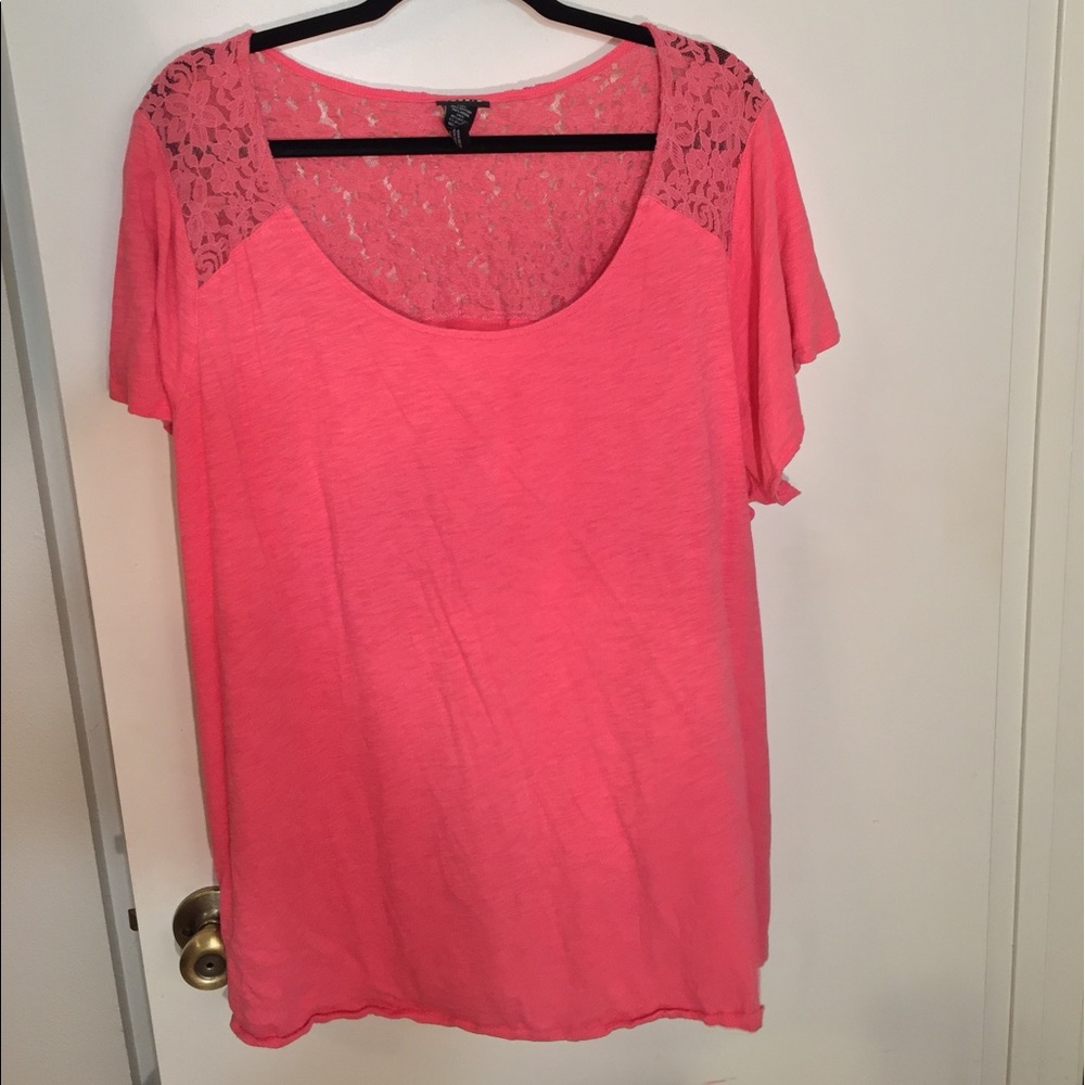 Torrid Lace Tee 4x