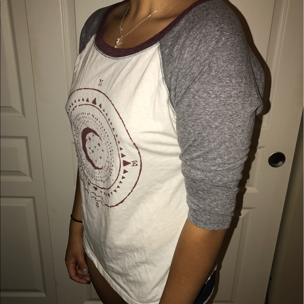 Printed Baseball Tee - Picture 2 of 2