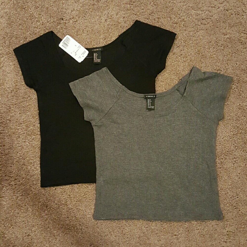Ribbed crop top bundle