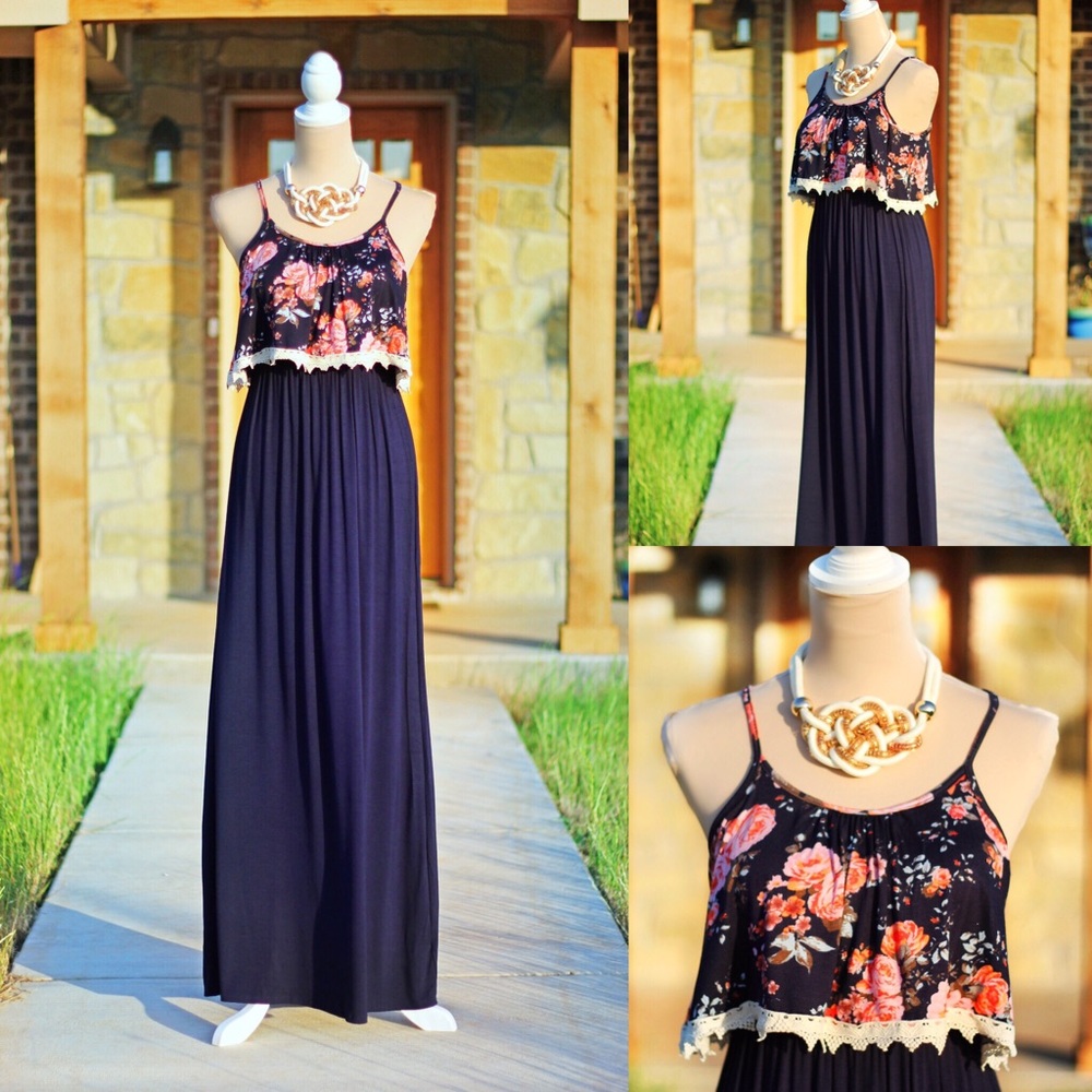 *Sale* Floral Maxi Dress