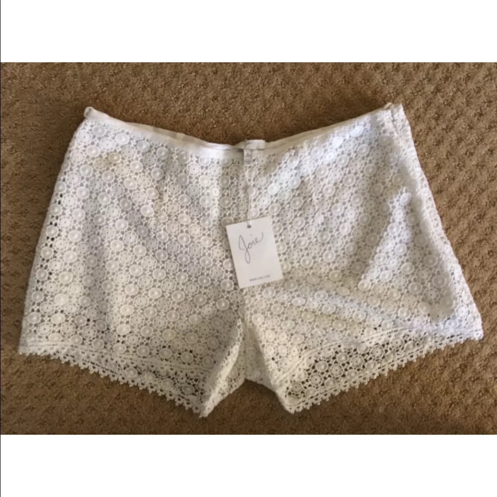 NWT Joie Somme Tibi J Lace Brand Cami Shorts S 4