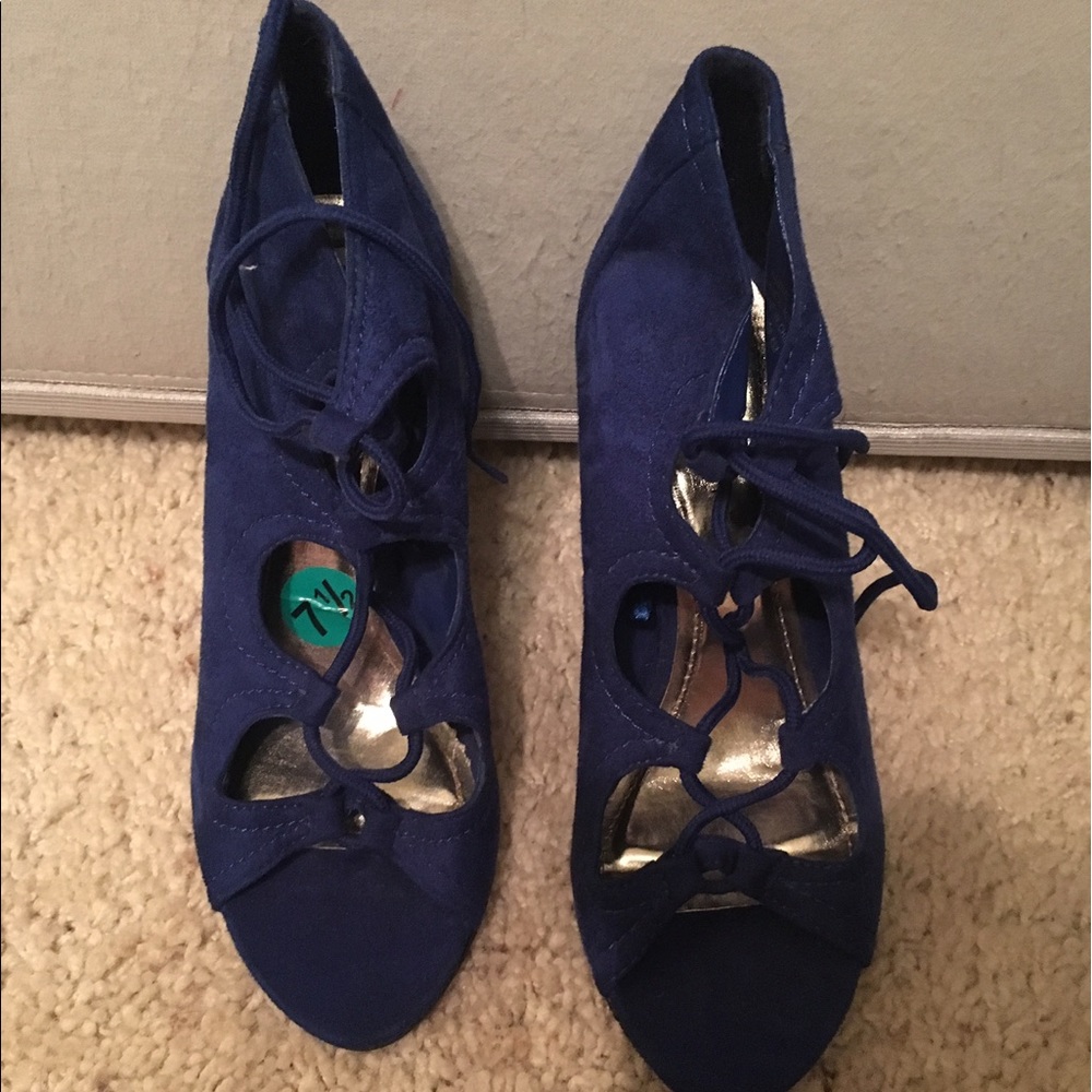 Blue Wedges