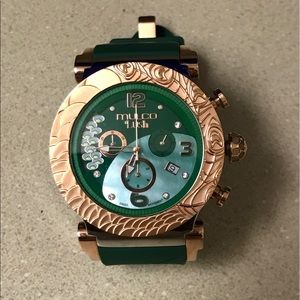 Mulco Swiss movement chronograph silicon strap