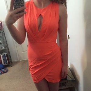 Coral dress